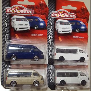 majorette รถตู้ 4 คัน 4 สี Toyota Hiace