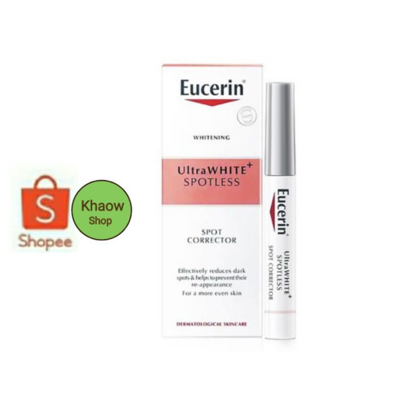 Eucerin UltraWHITE+ Spotless Spot Corrtector 5 ml. ยูเซอริน เจลแต้มฝ้าลดจุดด่างดําฝังลึก