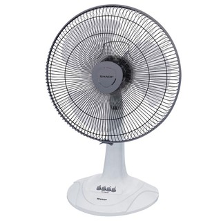 พัดลมตั้งโต๊ะ 16 นิ้ว สีเทา SHARP PJ-TA163-CG Desktop Fan 16 inch Gray Color SHARP PJ-TA163-CG