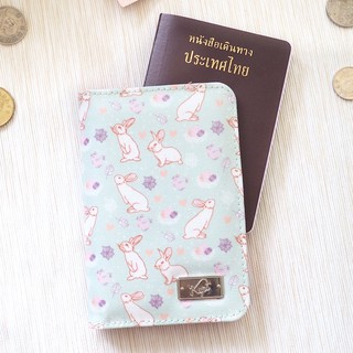 KEPT Pastel Rabbit Passport Case ซองใส่พาสปอร์ตลายPastel Rabbit