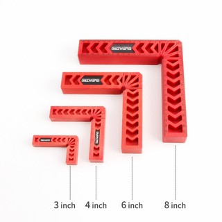 ฉากวัด จับมุมไม้ เข้ามุม เข้าฉาก ตั้งฉาก ตั้งมุม Clamp Square อย่างหนา 4 ขนาด 3" / 4 " / 6" / 8"