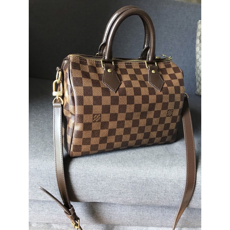กระเป๋า LV speedy 25 ban มือสอง ของแท้ 💯%