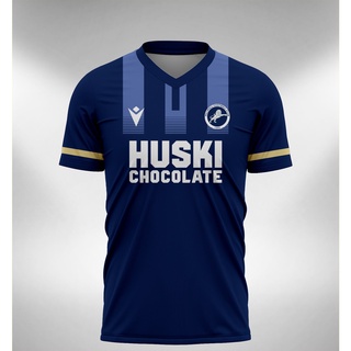 เสื้อกีฬาแขนสั้น ลายทีม Millwall Home Away 3rd 2021 2022