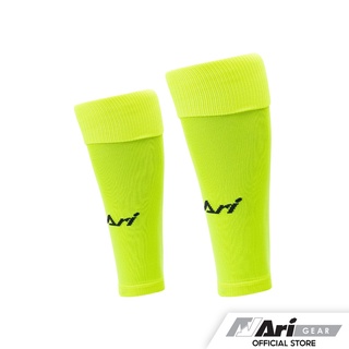 ARI SLEEVE SOCKS - VOLT ถุงเท้าฟุตบอลตัดข้อสำเร็จรูป อาริ สีเหลือง