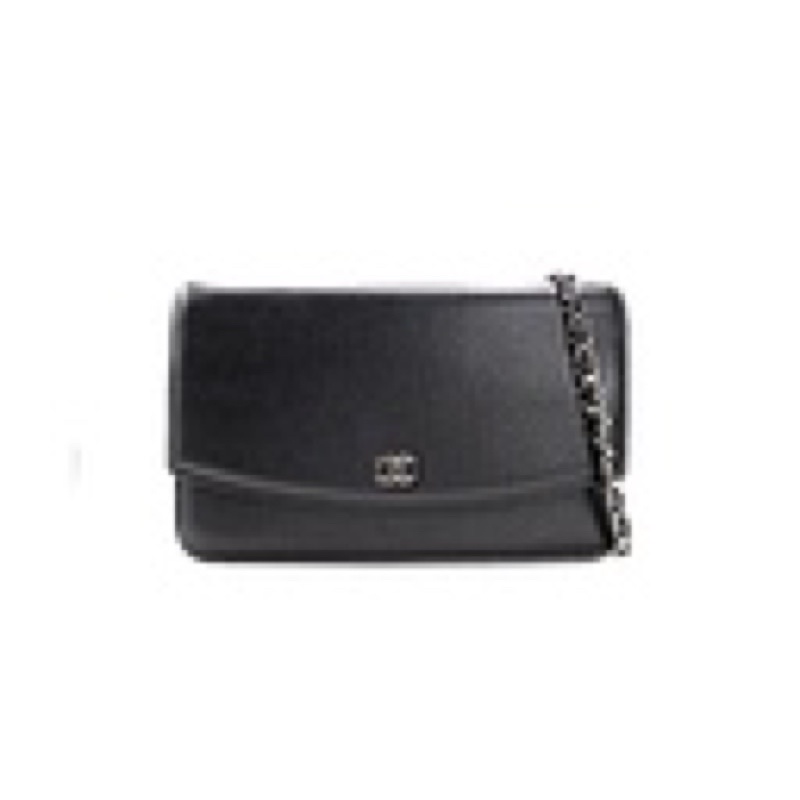 [BU220201876] Chanel / WOC Black Caviar SHW