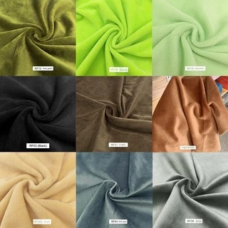 ผ้าพัชเวิร์คเนื้อนุ่ม ขนาด 45x50 ซม. สไตล์สีทึบ เหมาะสำหรับทำของเล่น