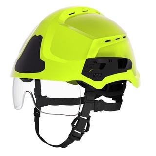 หมวกกู้ภัย MSA GALLET F2XR Multi-Purpose Helmet, Yellow High Visible Photoluminescent EN1385