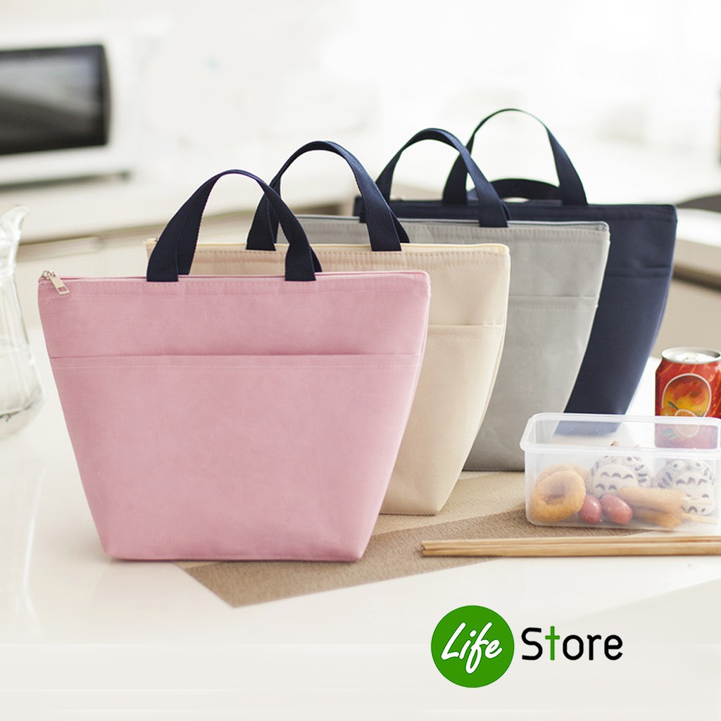 กระเป๋าเก็บอุณหภูมิ กระเป๋าใส่กล่องข้าว มีหูหิ้ว LT03 (พร้อมส่งในไทย ถึงเร็วทันใจ)