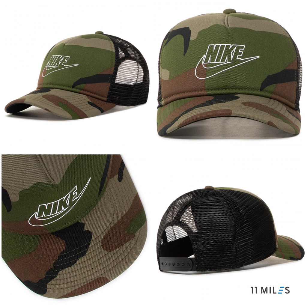 ของแท้ !!!! พร้อมส่ง หมวก Nike รุ่น Nike Cap Camo Trucker