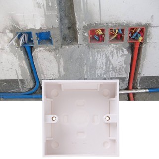 *❤❤86 X 86mm Waterproof Wall Plate Junction Box Back Plate Box