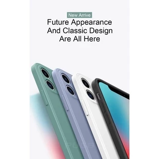 เคสซิลิโคนนิ่ม กรอบสี่เหลี่ยม หรูหรา สําหรับ iPhone 12 Mini 11 Pro Max iPhone X Xs Xr 7 8 6 6s Plus SE 2020 2022 SE3