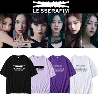 Pre เสื้อยืด LE SSERAFIM FANMADE