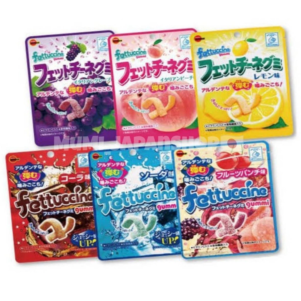 Bourbon fettuccine gummy เยลลี่ญี่ปุ่น