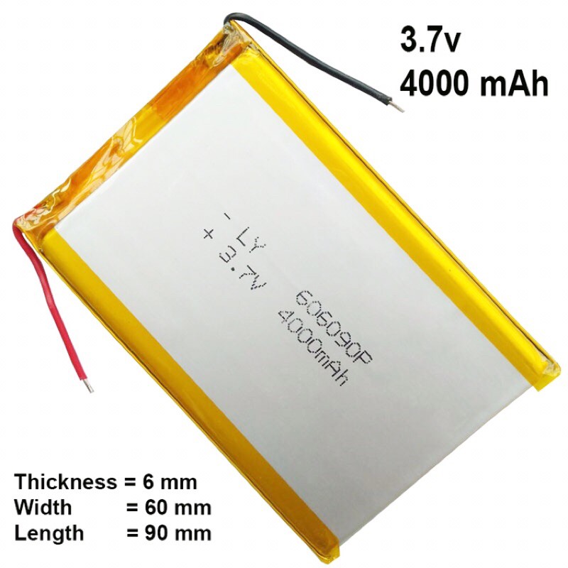 polymer lithium battery 606090  3.7v universal power bank built-in lithium battery large capacity 40