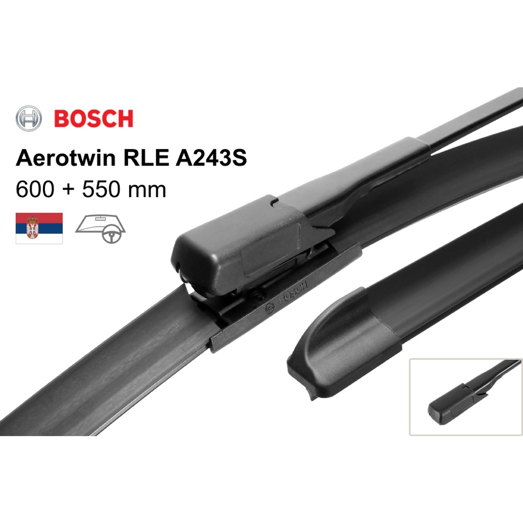 ⭐BENZ⭐ ใบปัดน้ำฝน รุ่น W213 W238 C238 CLS(W257 C257) AMG GT(X290 R190) ขนาด 24″-22″ | BOSCH A243S | VALEO VF925