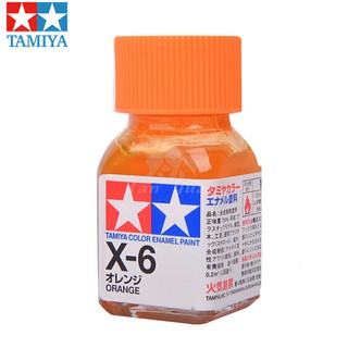 สีสูตรน้ำมัน Enamel X6 orange 10ml