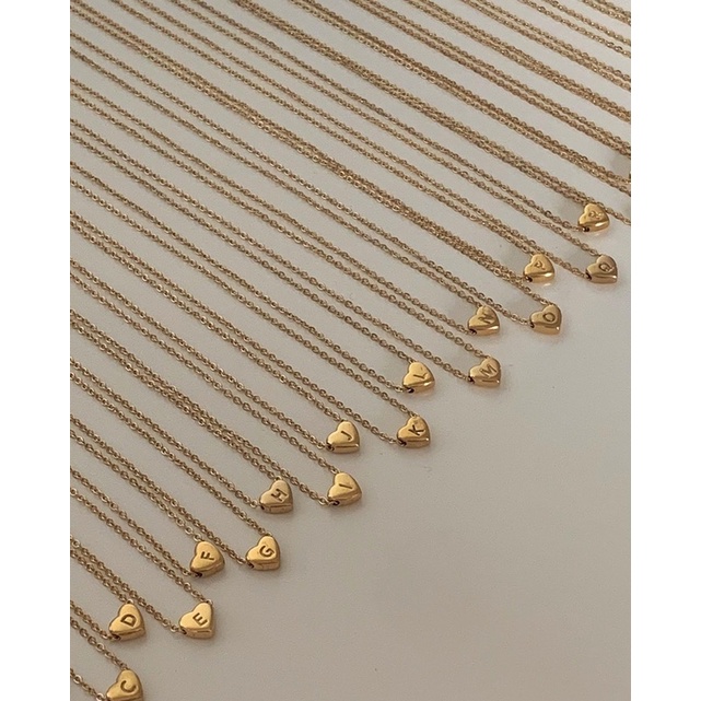 สร้อยสเตนเลส HER OBJECTIVE_HER MUMU INITIAL NECKLACE