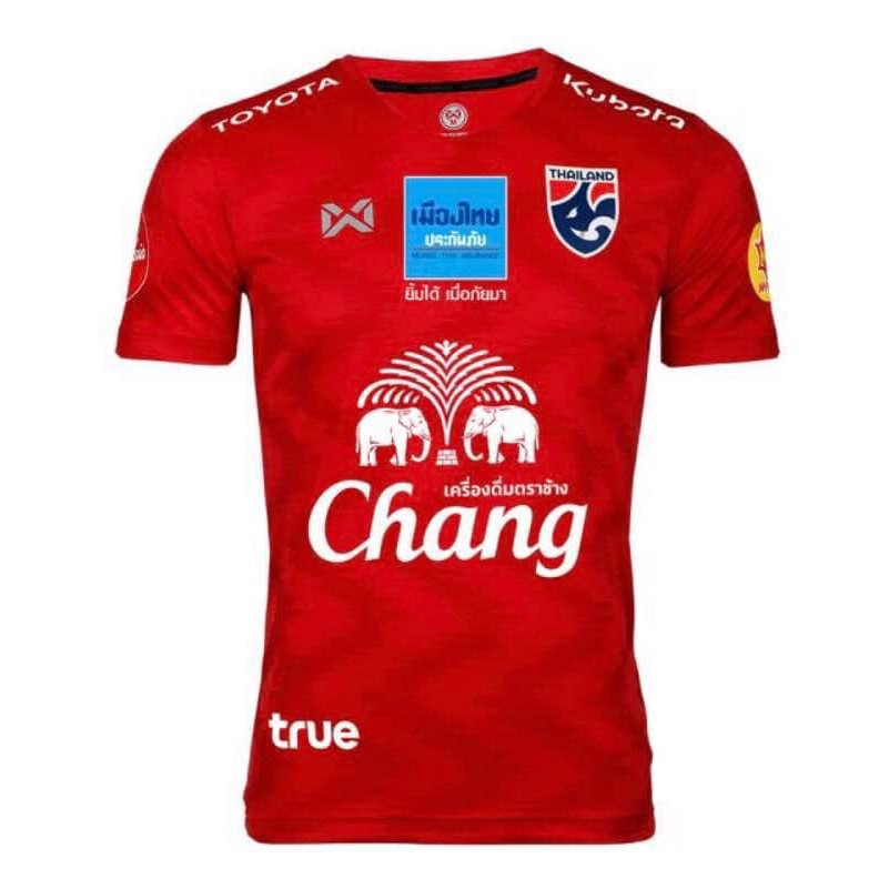 WARRIX เสื้อซ้อมฟุตบอลทีมชาติไทย  สีแดง