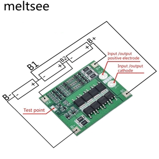 3s 25 A Li - Ion 18650 Bms Pcm แผ่นบอร์ดโมดูลป้องกันแบตเตอรี่ Li - Ion 3S 25A Li-ion Diy