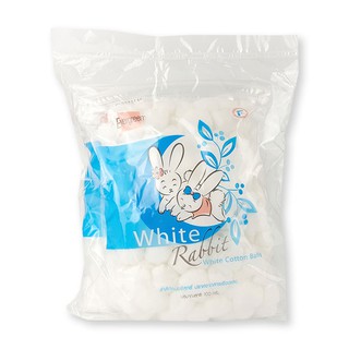 ✨นาทีทอง✨ เอเวอร์กรีน สำลีก้อนกลม กระต่ายขาว 100 กรัม แพ็ค 2 ห่อ Evergreen White Rabit Cotton Ball 100 g x 2 Packs