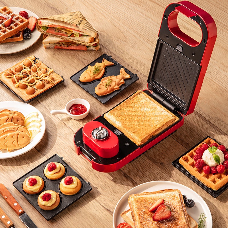 Electric Sandwich Maker Breakfast Machine Multi baker Toaster Baking ...