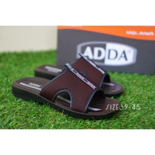 SIZE38-45 ADDA รองเท้าแตะผู้ชาย รุ่น7J05-M สีน้ำตาล