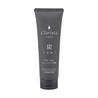 CLARISTA TOKYO CHARCOAL 2 IN 1 FACIAL FOAM 160 G/โฟมทำความสะอาดผิวหน้าและเครื่องสำอาง สูตรผสมชาร์โคล