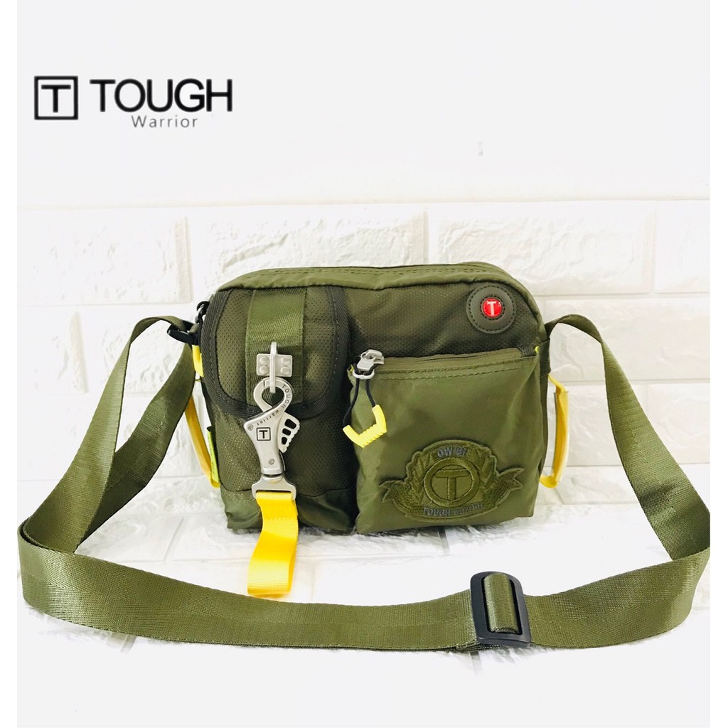 Tough Warrior (S) Size Fashion Men Sling Bag Shoulder Messenger Bag With Metal Lock ราคา ถูกที่สุด ดีลบีเคเค แกลเลอรีภาพที่ 2