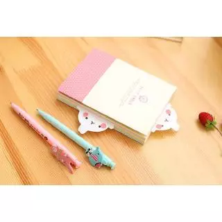 กระดาษโน๊ตกาวในตัว Sticky Note Molang✔️พร้อมส่ง(🎲สุ่มลาย)เครื่องเขียน จดบันทึกลายน่ารัก
