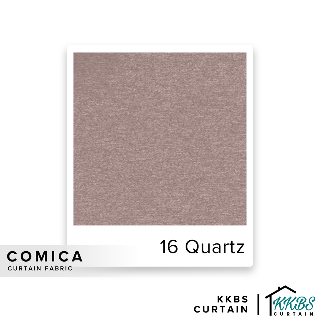 KKBS CURTAIN Comica Fabric Cut by Meter - Quartz (126")