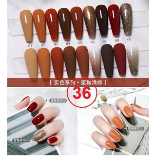 สีเจล AI LA NUO 7.5ml เซต 9ขวดฟรีชาร์ท (ชุดที่ 36)