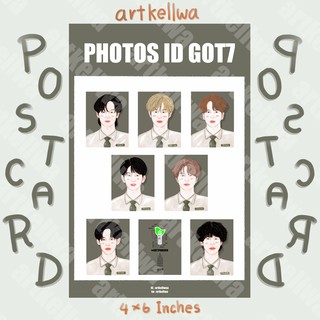 artkellwa  Postcard Photos ID GOT7 4×6 นิ้ว