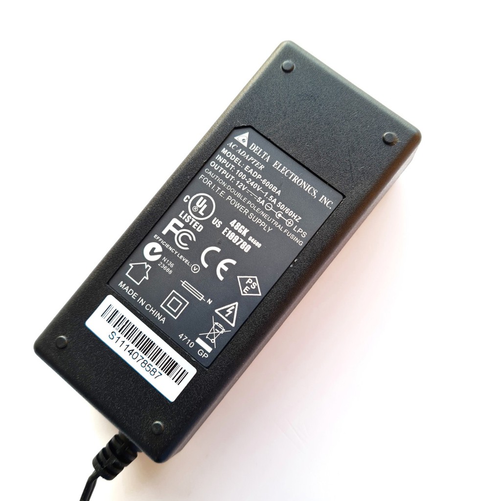 Adapter 12V 5A อะแดปเตอร์ Power supply 220v to 12VDC 5.5*2.1-2.5mm CCTV LED หม้อแปลงไฟ