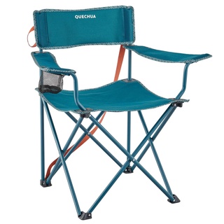 เก้าอี้พับสำหรับการตั้งแคมป์รุ่น BASIC QUECHUA CAMPING FOLDING ARMCHAIR