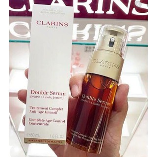 CLARINS Double Serum สูตรใหม่ (50ml.) Complete Age Control Concentrate