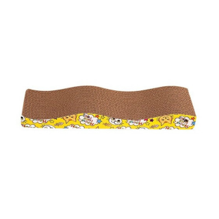 โปรโมชั่น : CC ที่ฝนเล็บแมว ที่ลับเล็บแมว พร้อมแคทนิป ของเล่นแมว ทรงคลื่นทะเล