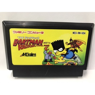 ตลับ FC Simpsons, The - Bartman Meets Radioactive Man ( ตลับ Repro) ซิมสัน famicom