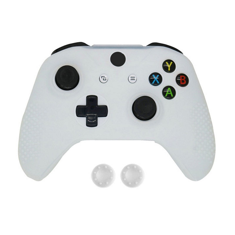 เคสซิลิโคน กันลื่น พร้อมที่จับนิ้วหัวแม่มือ 2 ชิ้น สําหรับจอย Xbox One S Slim Xbox One X