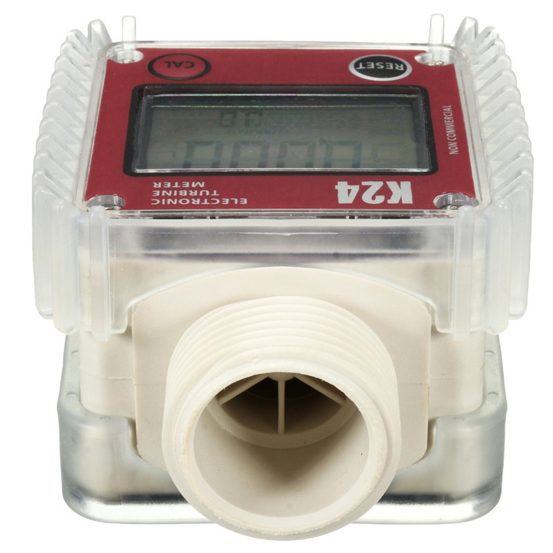 K24 turbo digital flow meter flowmeter Diesel fuel water plomeria flow ...