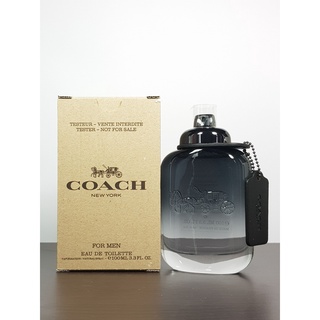 Coach New York Edt For Men 100 ml กล่องเทสเตอร์ (เช็คสต้อคก่อนทำรายการนะคะ)