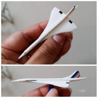 AIRFRANCE Concorde Model Plane ของ Orangina Japan โมเดลเครื่องบินพลาสติก ขนาดประมาณ 2 นิ้ว