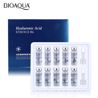 Bioaqua hyaluronic acid essence B6 เอสเซนส์ กรดไฮยาลูโรนิก บรรจุ เซตละ 5 ml.x 10 ขวด ผิวหน้าชุ่มชื่น ลดริ้วรอย