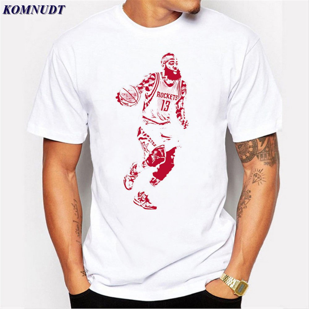 Rocket Power Toon Porn - New Mvb James Harden à¸‚à¸²à¸¢à¸£à¹‰à¸­à¸™à¸žà¸´à¸¡à¸žà¹Œà¸—à¸µà¸¡à¸‡à¸²à¸™ Mens T Shirt à¹€à¸ªà¸·à¹‰à¸­à¹€à¸Šà¸´à¹Šà¸•à¹à¸‚à¸™à¸ªà¸±à¹‰à¸™à¸„à¸­  Casual T