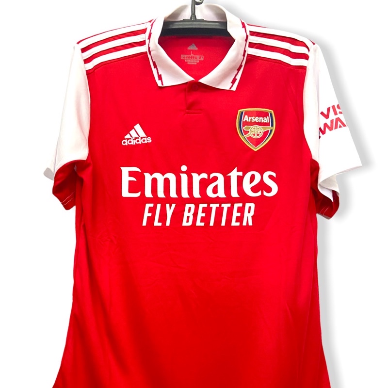 เสื้อarsenal เจ้าบ้าน ตัวแฟนบอลคอปก 2022/23