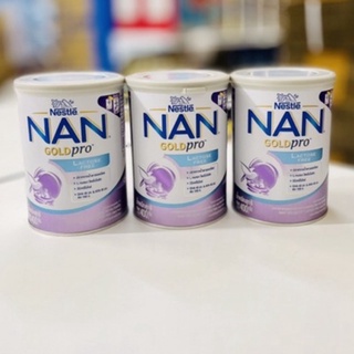 NAN Goldpro Lactose Free แนน โกลด์โปร แลคโตสฟรี ขนาด 400 กรัม : 3 กป.