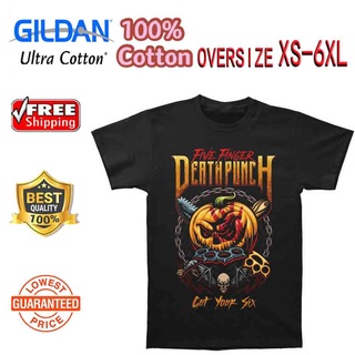 Newjintaoli[Xs-6Xl] เสื้อยืดผ้าฝ้าย 100% แขนสั้นพิมพ์ลาย Death Punch 5Fdp Gy6 ขนาดใหญ่