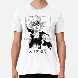 [S-5XL]เสื้อยืดผ้าฝ้าย พิมพ์ลาย Meliodas สไตล์ฮิปฮอป ฮาราจูกุ สตรีท สําหรับผู้ชาย