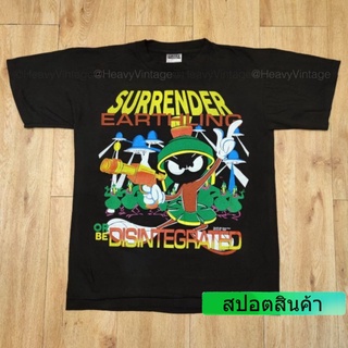 MARVIN THE MARTIAN SURRENDER เสื้อวง เสื้อทัวร์ เสื้อลายการ์ตูน