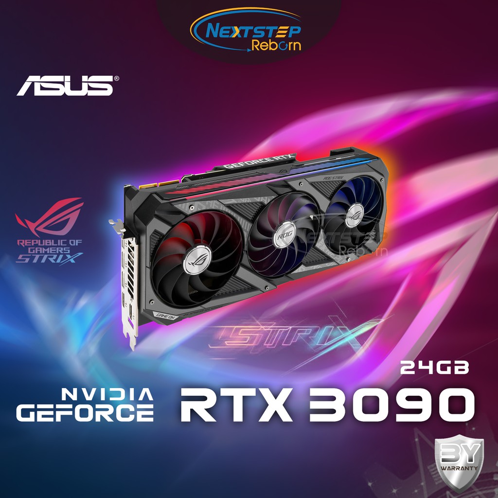 VGA ROG STRIX GeForce RTX™ 3090 OC 24GB GAMING (การ์ดจอ) สินค้าใหม่รับประกัน 3 ปี