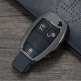 ซองกุญแจรถ BENZ วัสดุโลหะผสมสังกะสี  Zinc alloy Car Key Cover Case Shell for Mercedes Benz W204 W205 W203 W212 W213 cla W176 CLS GL R SLK GLA GLK AMG A B C S class